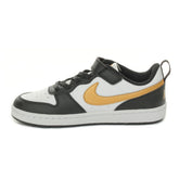 Sneakers Bambino Nike Court Borough Low Recraft Nero Bianco Oro | NonSoloSport