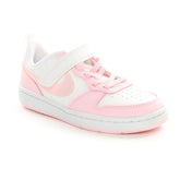 Sneakers Bambino Nike Court Borough Low Recraft Bianco Rosa | NonSoloSport