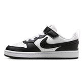 Sneakers Bambino Nike Court Borough Low Recraft Bianco Nero | NonSoloSport
