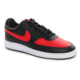 Nike Court Vision Lo Uomo Nero Rosso | NonSoloSport