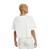 Nike T-Shirt Crop Jersey Donna Bianco | NonSoloSport