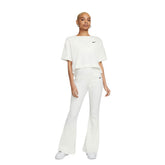 Nike T-Shirt Crop Jersey Donna Bianco | NonSoloSport