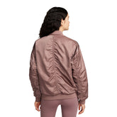 Giacca Donna Nike Sportswear Bomber Varsity Reversibile Viola Platino | NonSoloSport