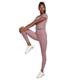 Leggings Donna Nike One Viola Platino | NonSoloSport