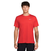 T-Shirt Uomo Nike Miler Dri-FIT UV Rosso | NonSoloSport
