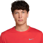 T-Shirt Uomo Nike Miler Dri-FIT UV Rosso | NonSoloSport