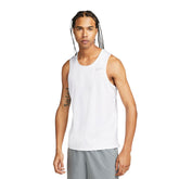 Nike Canotta Miler Uomo Bianco | NonSoloSport