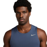 Canotta Uomo Nike Miler Blu | NonSoloSport