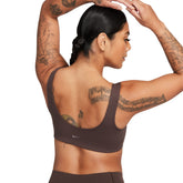 Top Donna Nike Bra Alate All U Marrone | NonSoloSport