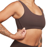 Top Donna Nike Bra Alate All U Marrone | NonSoloSport