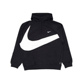 Nike Felpa 1/2 Zip Cappuccio Nsw Big Swoosh Uomo Nero | NonSoloSport