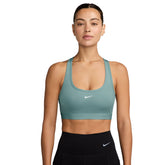 Bra Donna Nike Swoosh Light Support Azzurro | NonSoloSport