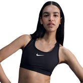 Bra Donna Nike Swoosh Medium Support Nero | NonSoloSport