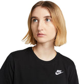 Nike T-Shirt Club Donna Nero | NonSoloSport