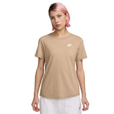 T-Shirt Donna Nike Sportswear Club Essentials Beige | NonSoloSport