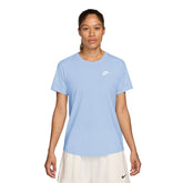 T-Shirt Donna Nike Sportswear Club Essentials Azzurro | NonSoloSport