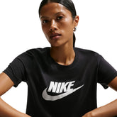 Nike T-Shirt Regular Futura Logo Donna Nero | NonSoloSport