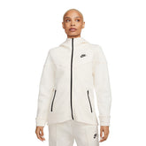 Felpa Donna Nike Sportswear Tech Fleece Windrunner Bianco | NonSoloSport