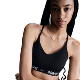 Bra Donna Nike Indy Light Support Nero Bianco | NonSoloSport