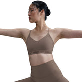 Bra Donna Nike Indy Light Support Marrone | NonSoloSport