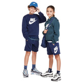 Shorts Ragazzo Nike Sportswear Club Fleece Blu | NonSoloSport