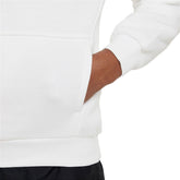 Felpa Ragazzo Nike Sportswear Club Fleece Bianco Nero | NonSoloSport