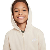 Felpa Ragazzo Nike Club Fleece Beige | NonSoloSport