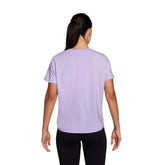 T-Shirt Donna Nike Nk One Swoosh Hbr Dri Fit Ss Top Lilla | NonSoloSport