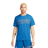 Nike T-Shirt Miler Flash Uomo Blu | NonSoloSport