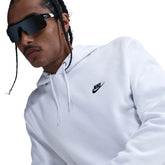 Felpa Uomo Nike Club Bianco | NonSoloSport