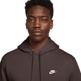 Felpa Uomo Nike Club Marrone | NonSoloSport