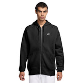 Felpa Uomo Nike Club Nero Argento | NonSoloSport