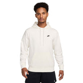 Felpa Uomo Nike Club French Terry Bianco | NonSoloSport