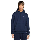 Felpa Uomo Nike Club Blu Bianco | NonSoloSport