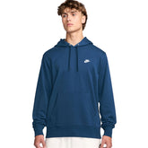 Felpa Uomo Nike Club Blu | NonSoloSport