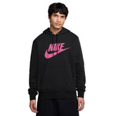 Felpa Uomo Nike Club Nero Rosa | NonSoloSport