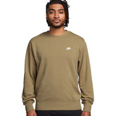 Felpa Uomo Nike Club Beige Bianco | NonSoloSport