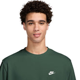 Felpa Uomo Nike Club Verde Bianco | NonSoloSport