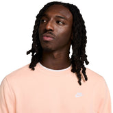 Felpa Uomo Nike Club Fleece Rosa | NonSoloSport