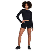 Nike T-Shirt Manica Lunga One Fitted Donna Nero | NonSoloSport