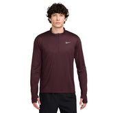 T-Shirt Manica Lunga Running Uomo Nike Pacer Bordeaux | NonSoloSport