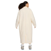 Nike Giacca Duster Sportswear Tech Fleece Donna Bianco Avorio | NonSoloSport