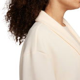 Nike Giacca Duster Sportswear Tech Fleece Donna Bianco Avorio | NonSoloSport