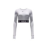 Maglia Donna Nike Pro Dri-FIT Bianco Nero | NonSoloSport