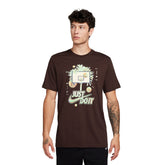Nike T-Shirt Basket Uomo Marrone | NonSoloSport