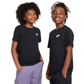 T-Shirt Bambino Nike Sportswear Nero | NonSoloSport