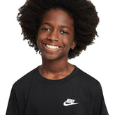 T-Shirt Bambino Nike Sportswear Nero | NonSoloSport