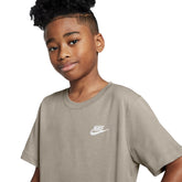 T-Shirt Ragazzo Nike Sportswear Beige | NonSoloSport