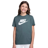 T-Shirt Ragazzo Nike Sportswear Verde Bianco | NonSoloSport
