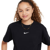 T-Shirt Ragazza Nike Sportswear Essential Nero | NonSoloSport